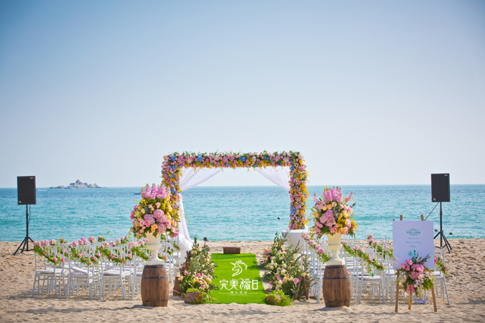 海边的秘密花园，沙滩婚礼